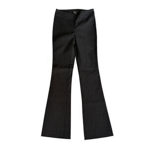 Pure Amici Back Dark Gray Boot Leg Pull On Pant Womens Size XS